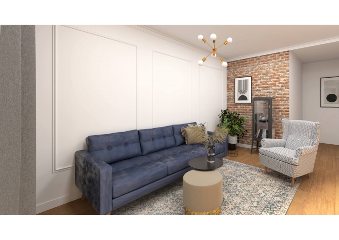 Lampa Rhythm Mosiądz