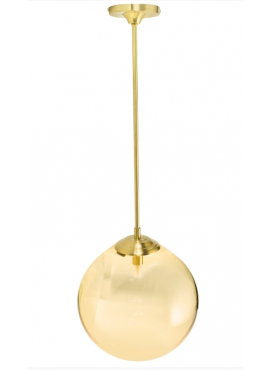 Lampa Origins B30 Mosiądz - klosz miodowy