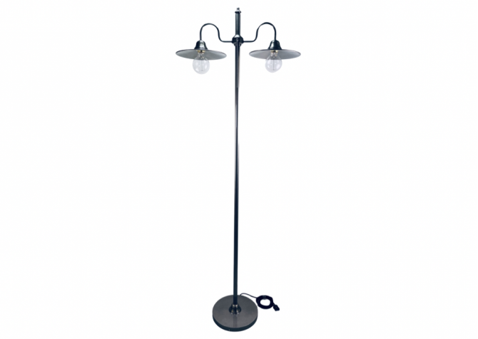 Lampa podłogowa T53 Stal Surowa