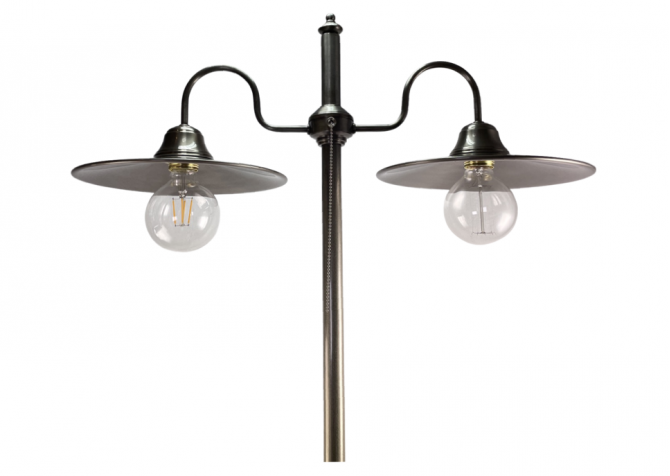 Lampa podłogowa T53 Stal Surowa