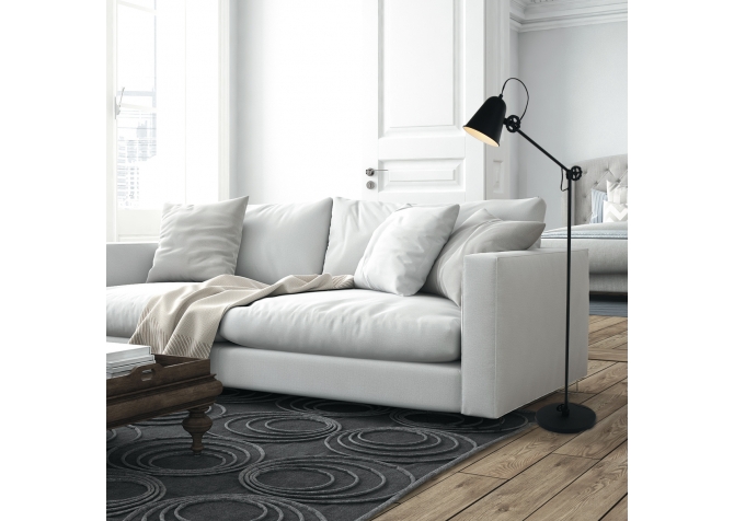 Lampa Stojąca Dolphin Czarna